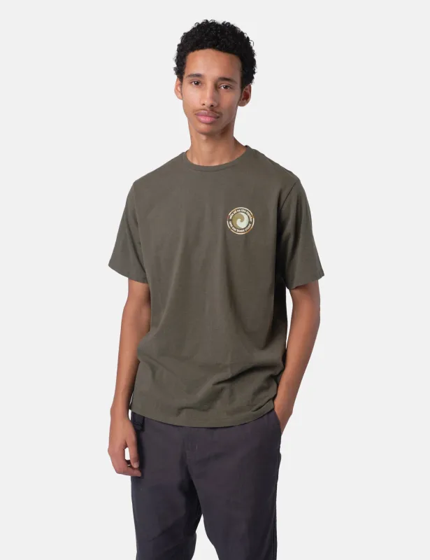 Patagonia Unity Fitz Responsibili-Tee T-Shirt - Basin Green sold by Article London