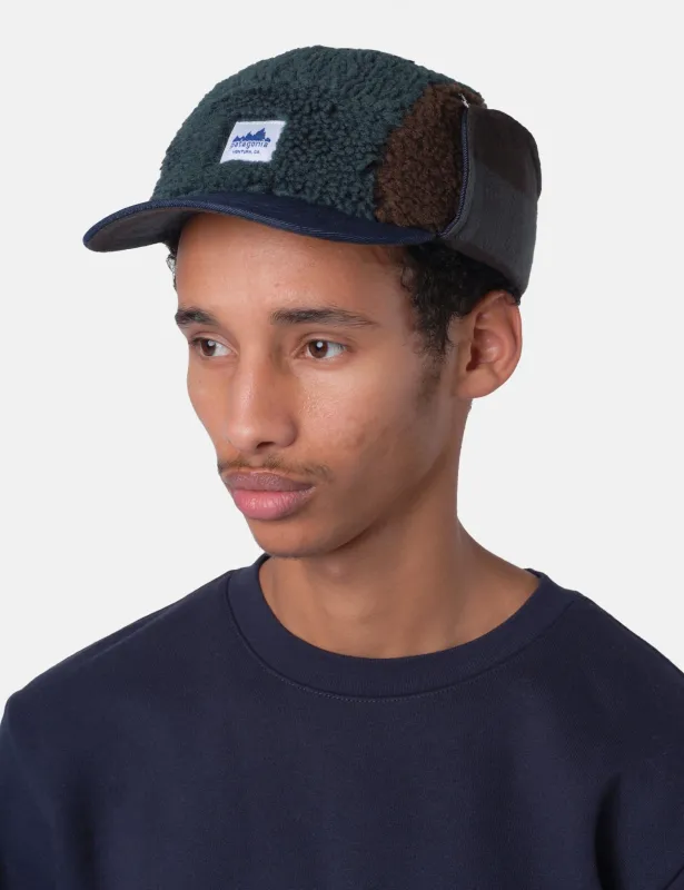 Patagonia Range Earflap Cap - Cascade Green sold by Article London
