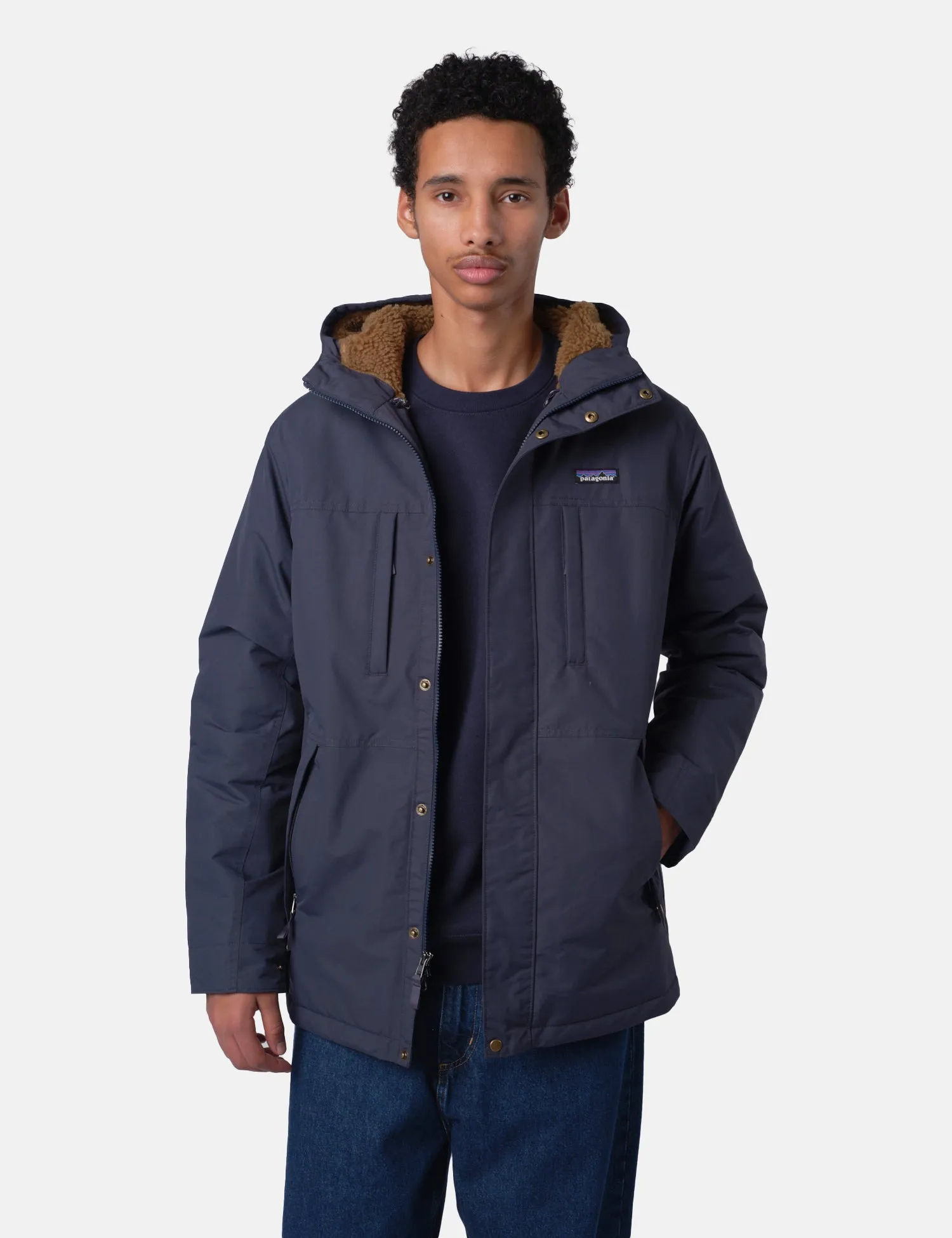 Patagonia Isthmus Parka Jacket - Smolder Blue sold by Article London product image thumbnail 4