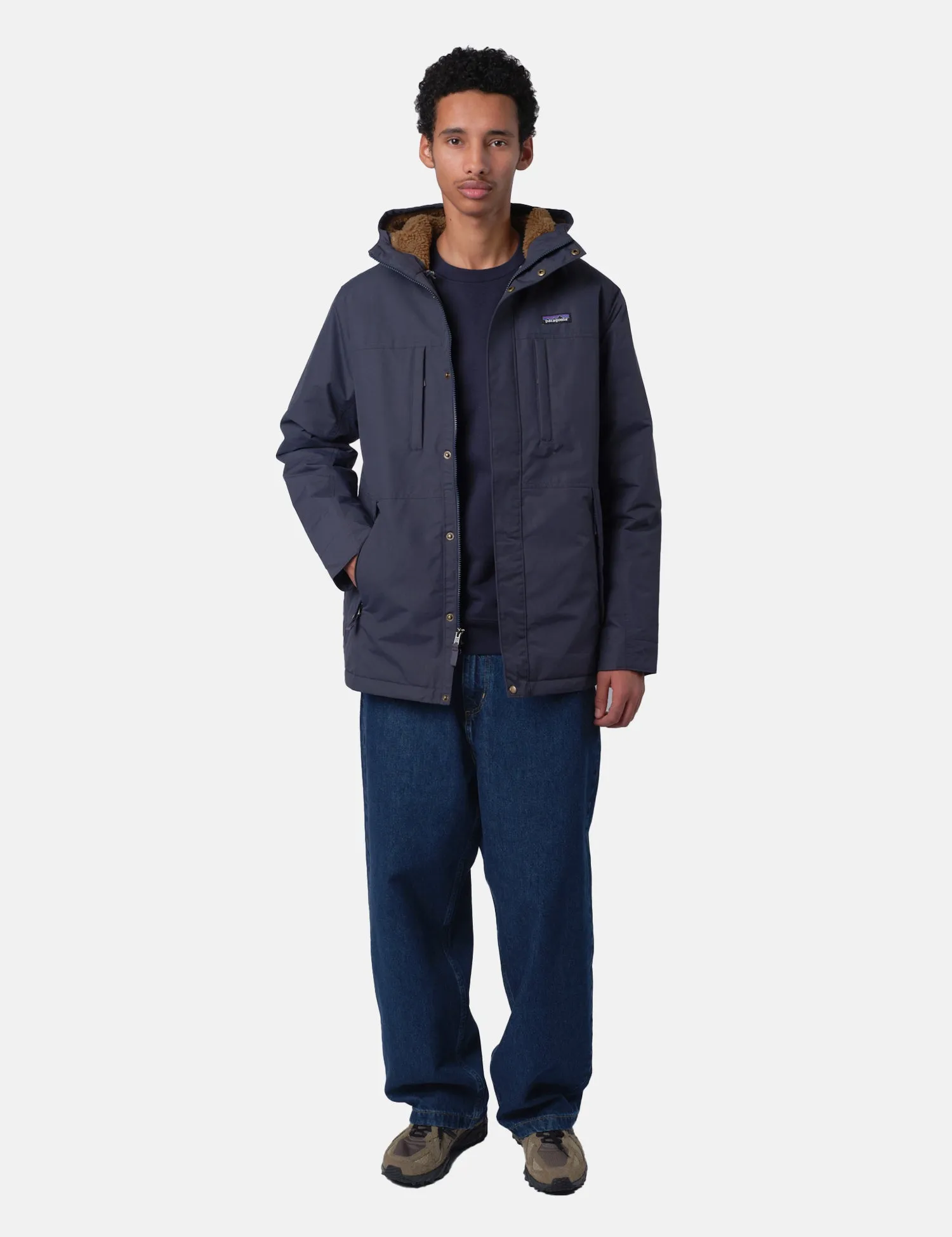 Patagonia Isthmus Parka Jacket - Smolder Blue sold by Article London product image thumbnail 3
