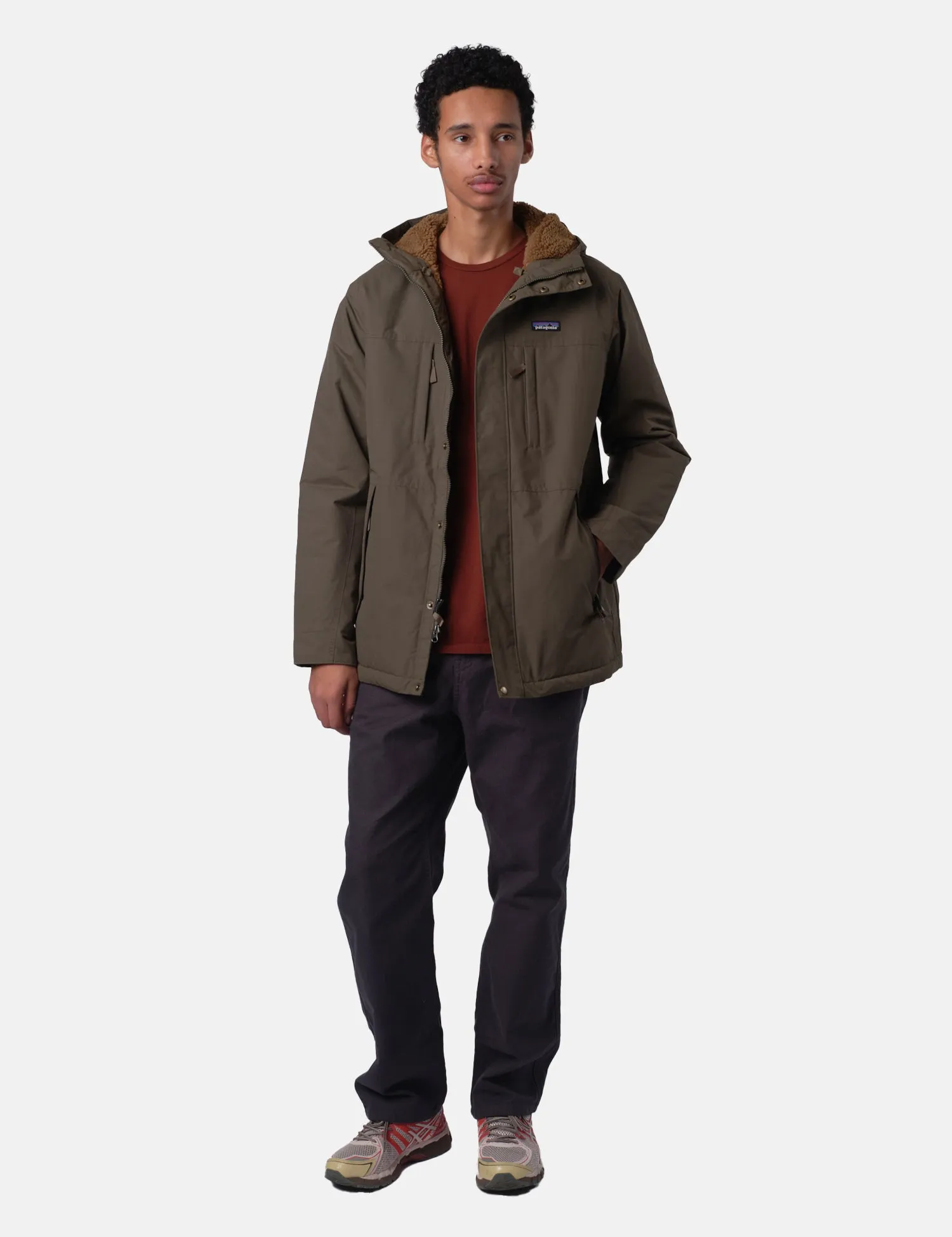 Patagonia Isthmus Parka Jacket - Basin Green sold by Article London product image thumbnail 3