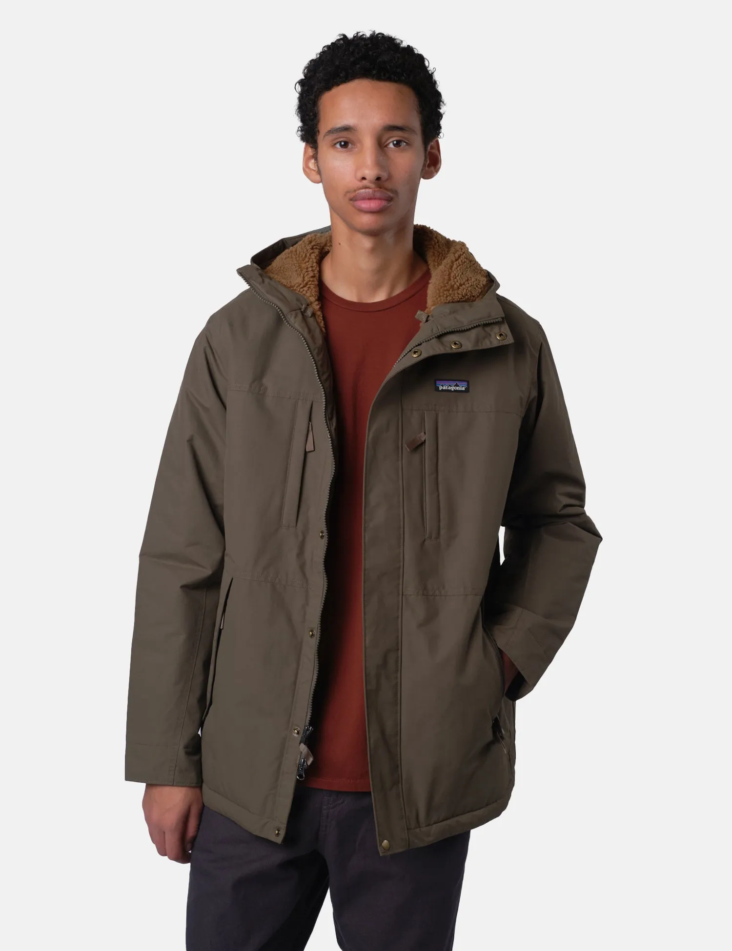 Patagonia Isthmus Parka Jacket - Basin Green sold by Article London product image thumbnail 4
