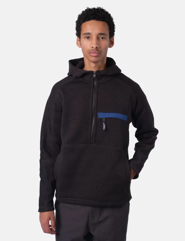 Patagonia Better Sweater 1/2 Zip Fleece Pullover - Black sold by Article London