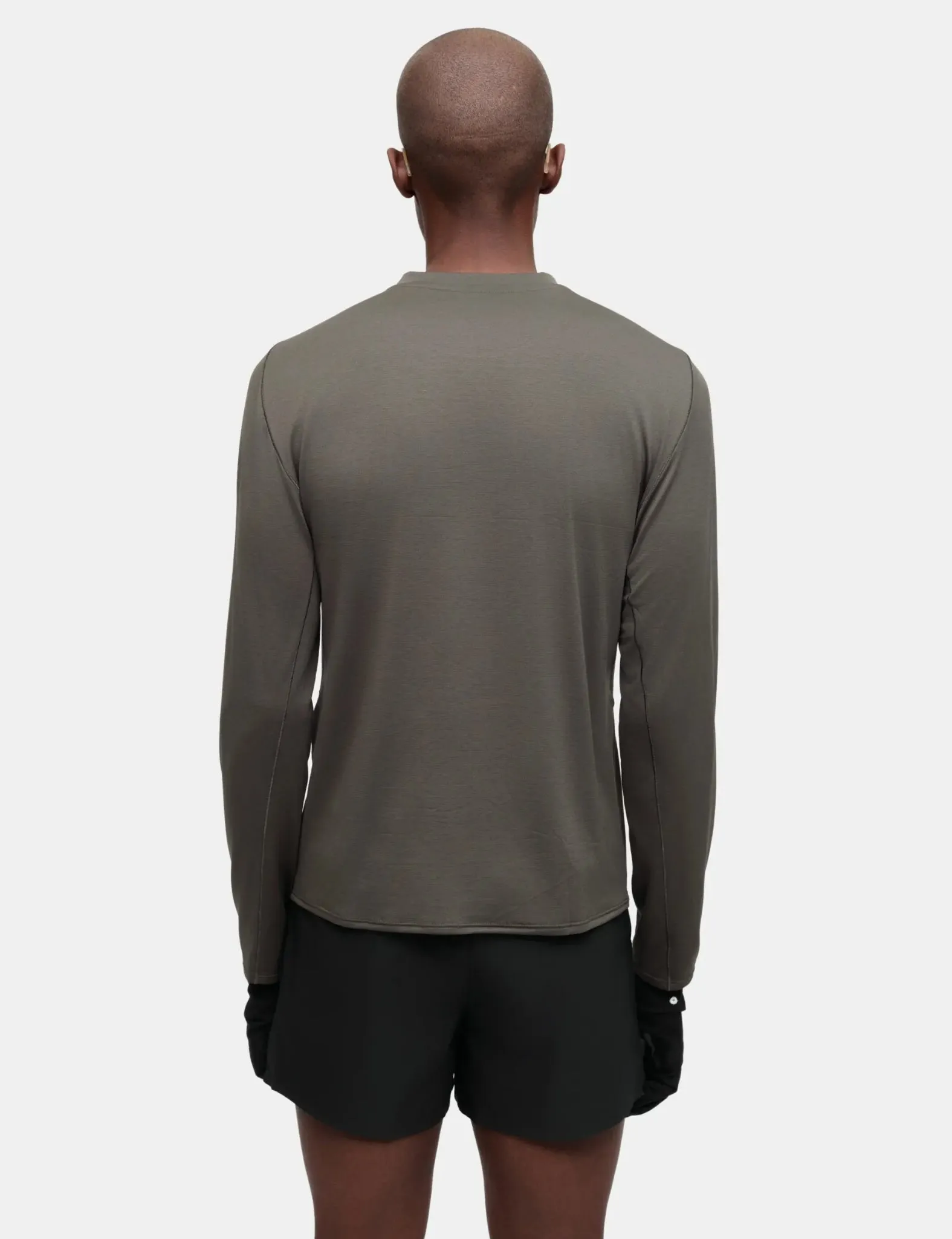Portal Lateral Peak Long Sleeve T-Shirt - Dark Olive sold by Article London product image thumbnail 5