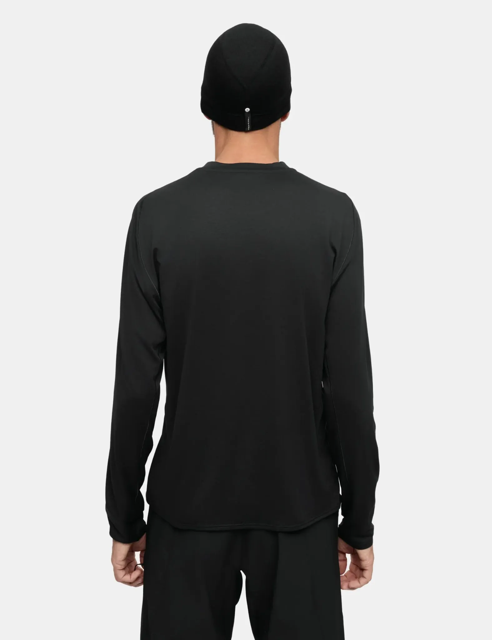 Portal Lateral Peak Long Sleeve T-Shirt - Black Beauty sold by Article London product image thumbnail 4