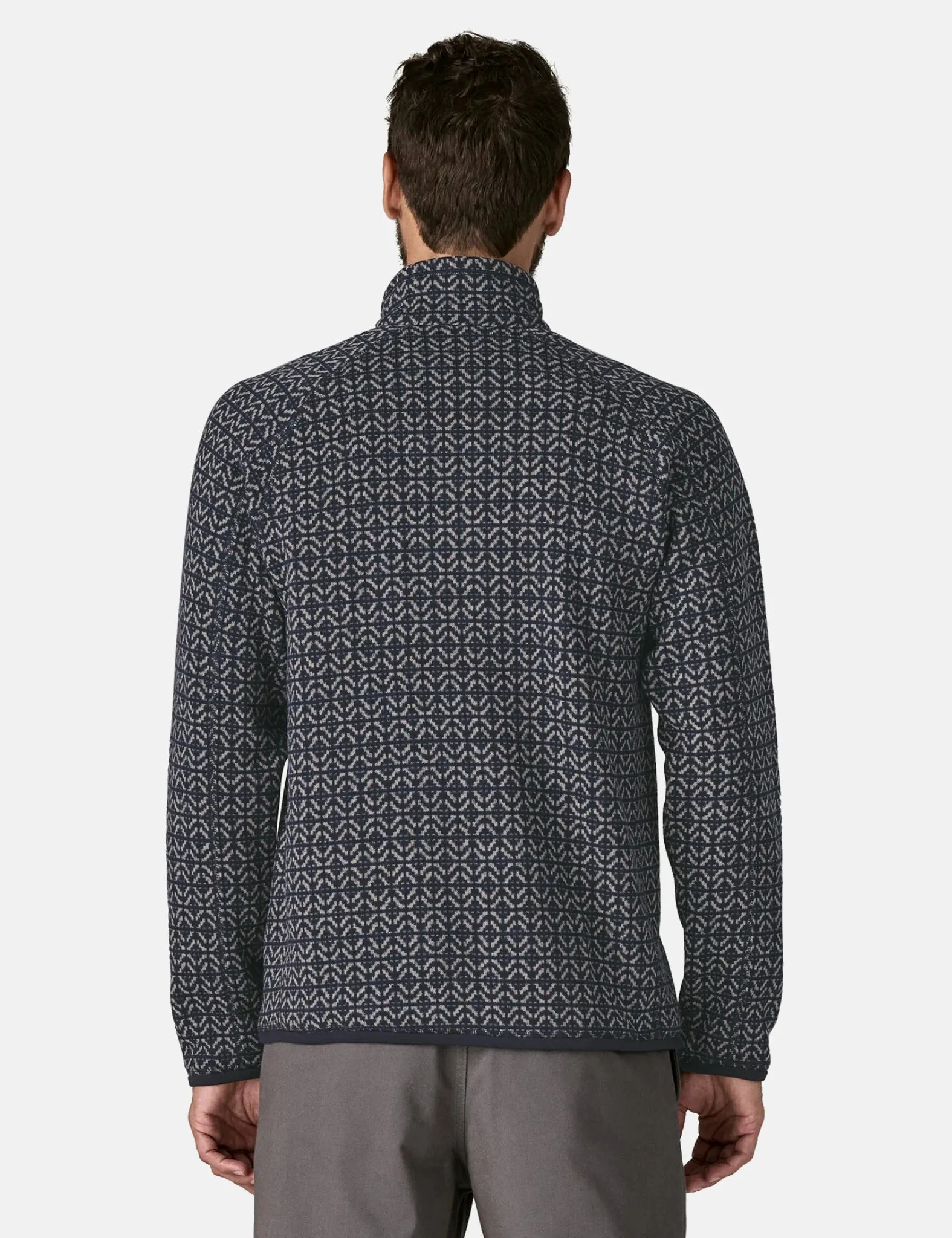 Patagonia Better Sweater 1/4 Zip Fleece (Scales) - Sunken Blue sold by Article London product image thumbnail 3