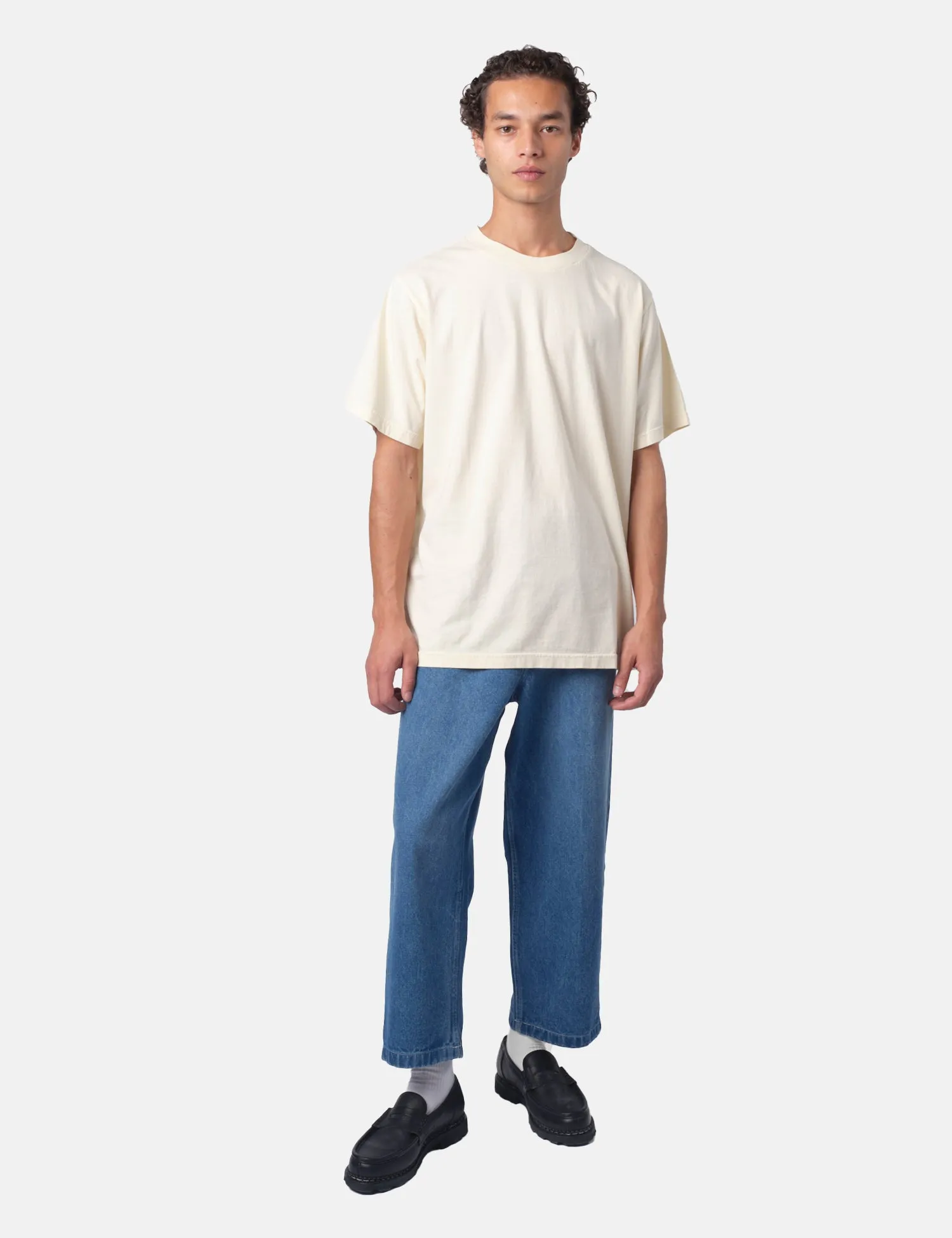 Bhode Pigment Dyed T-Shirt - Natural sold by Article London product image thumbnail 5