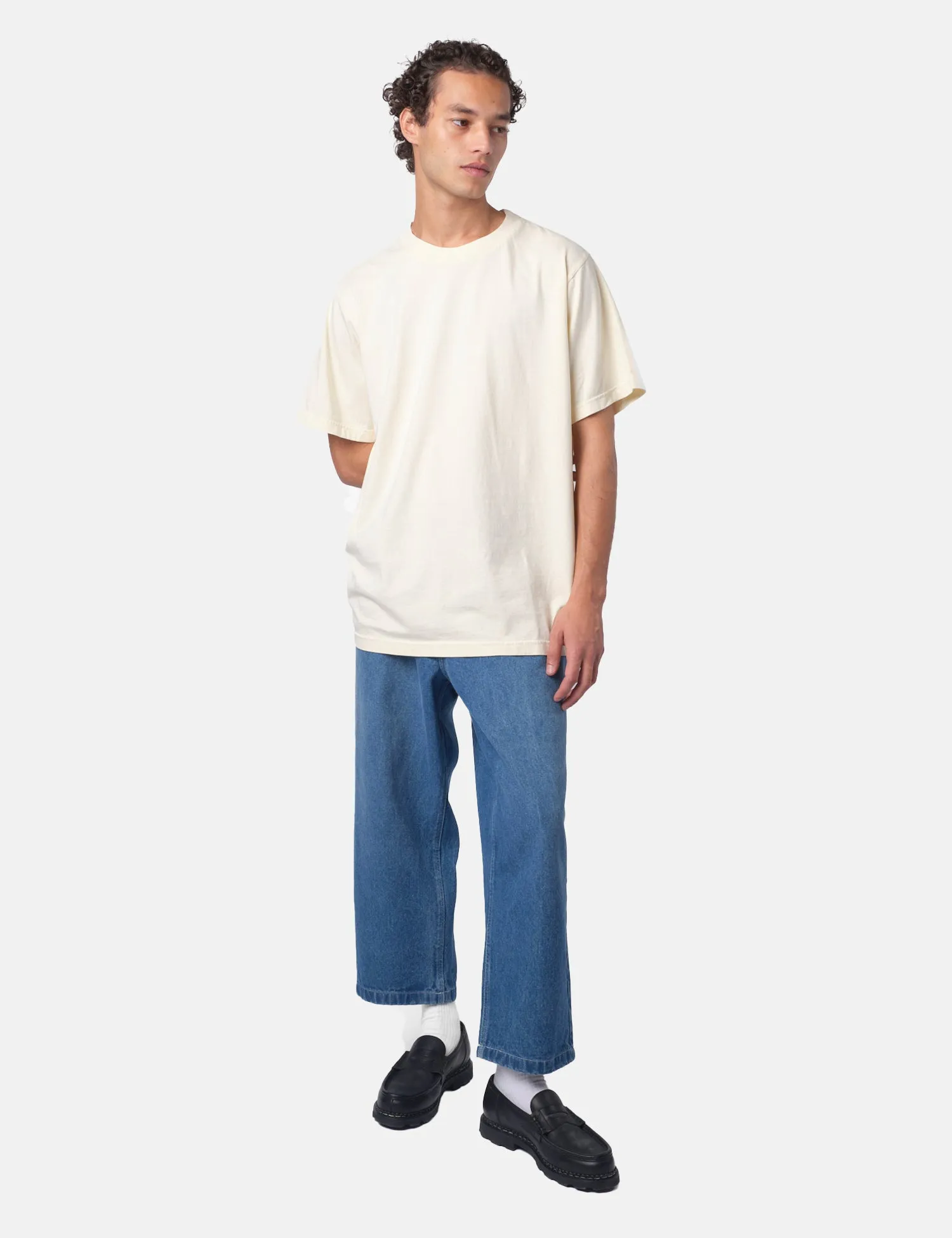 Bhode Pigment Dyed T-Shirt - Natural sold by Article London product image thumbnail 3