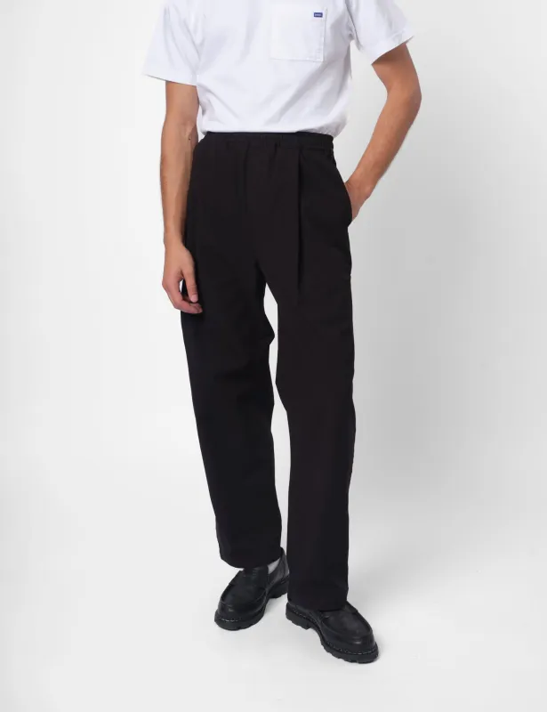 Folk Drawcord Loose Ripstop Trouser - Black sold by Article London