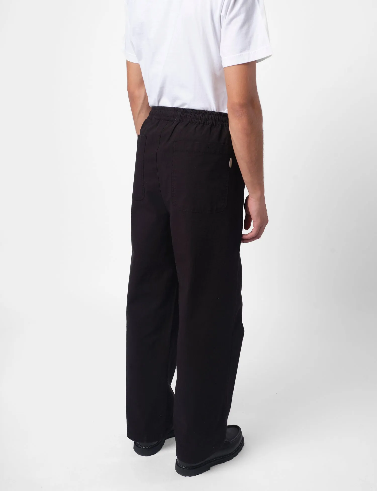 Folk Drawcord Loose Ripstop Trouser - Black sold by Article London product image thumbnail 4