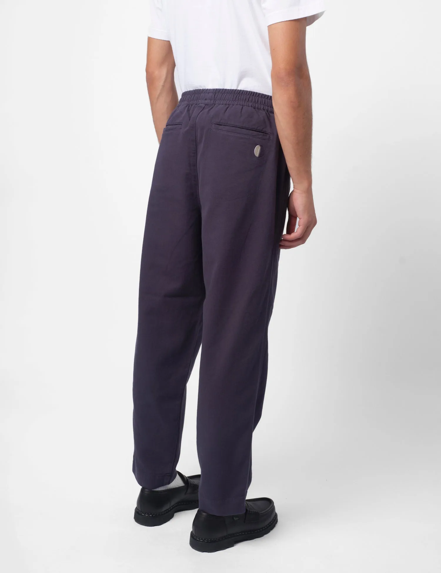 Folk Drawcord Assembly Brushed Twill Pant - Deep Navy Blue sold by Article London product image thumbnail 5