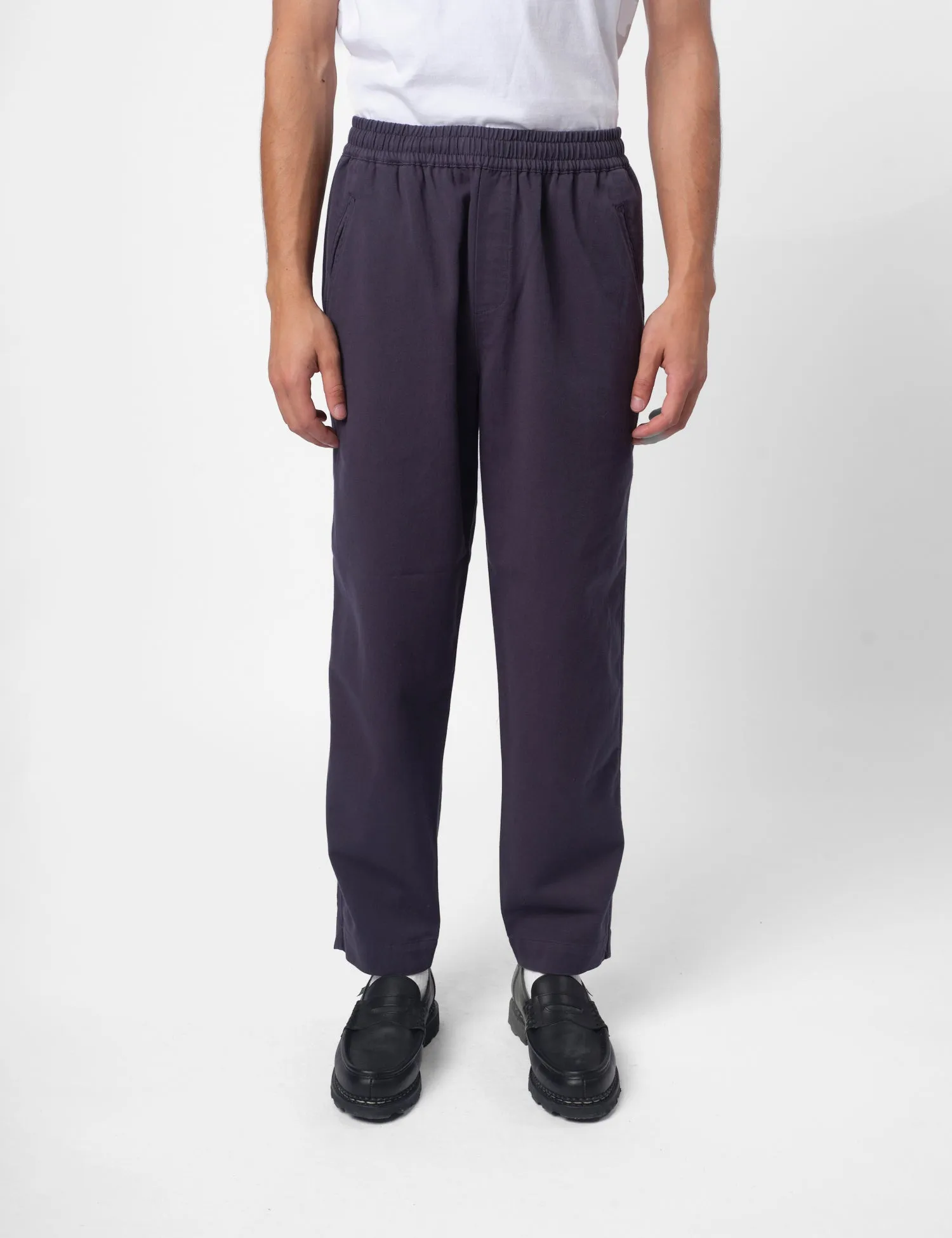 Folk Drawcord Assembly Brushed Twill Pant - Deep Navy Blue sold by Article London product image thumbnail 4
