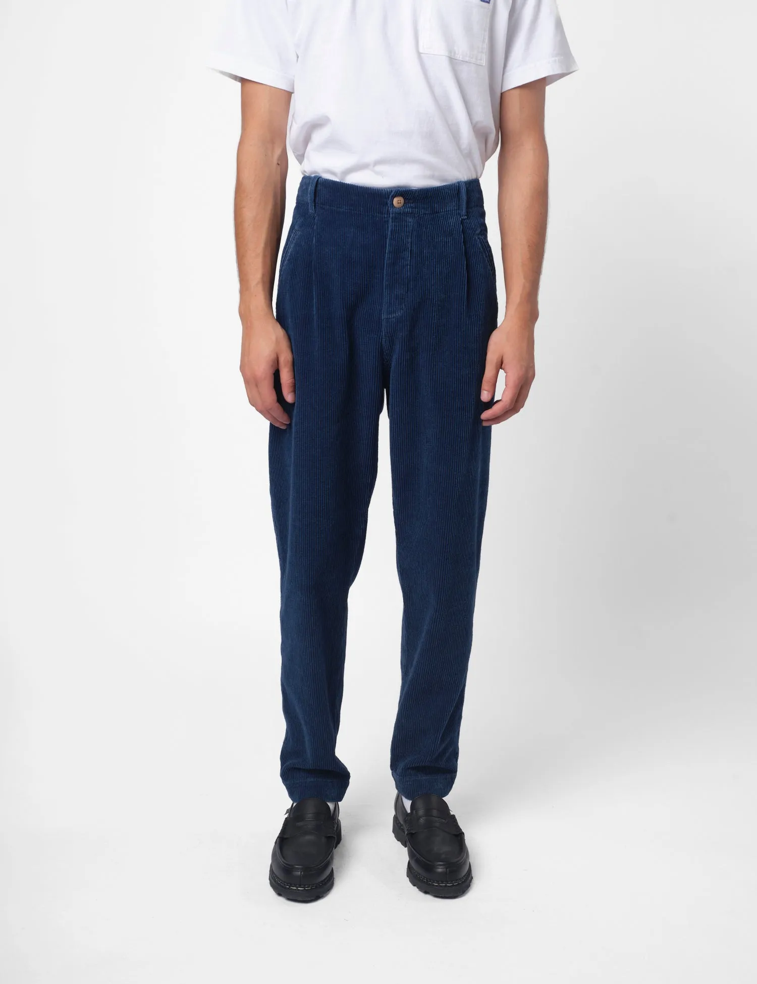 Folk Assembly Corduroy Pant - Washed Indigo Blue sold by Article London