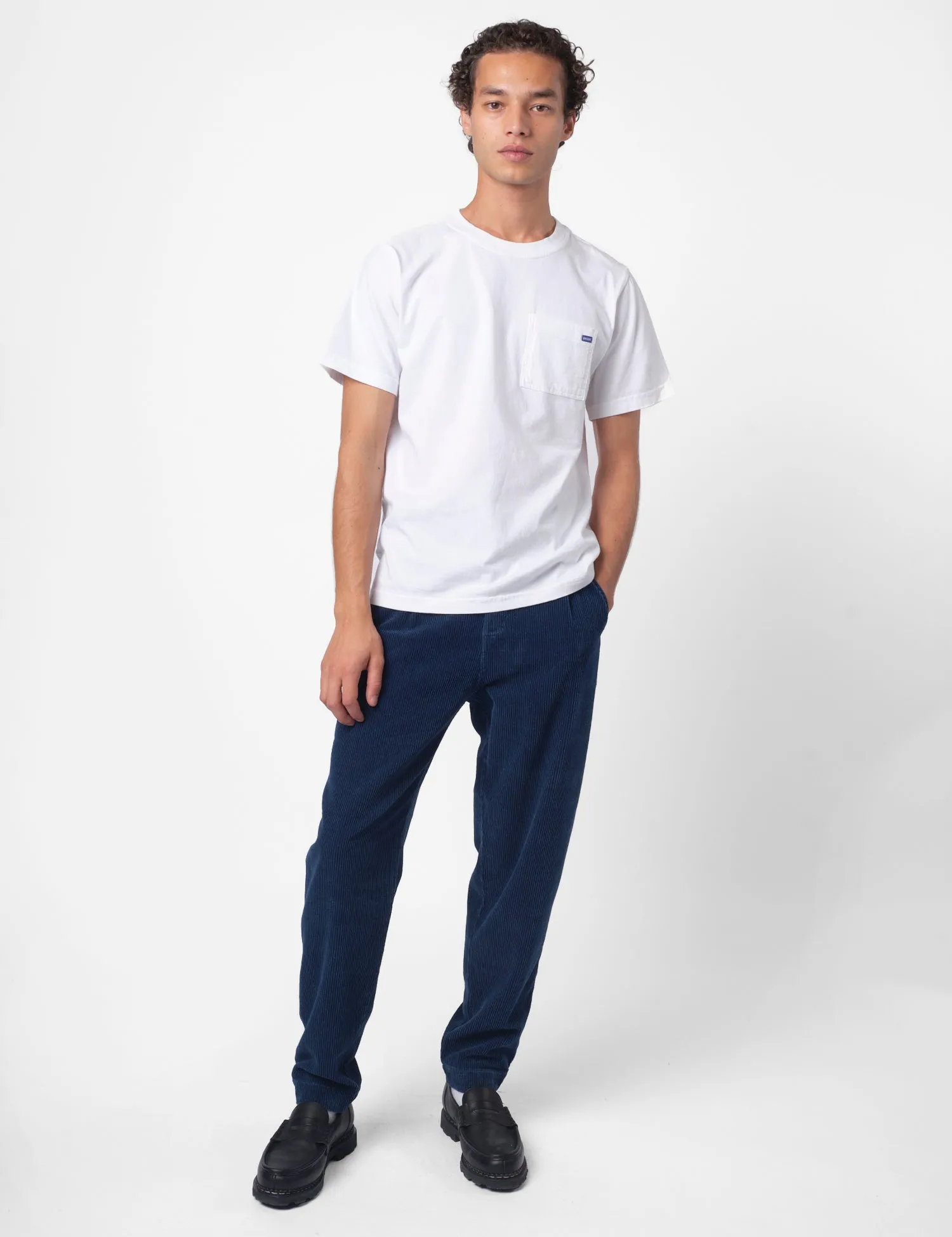 Folk Assembly Corduroy Pant - Washed Indigo Blue sold by Article London product image thumbnail 2