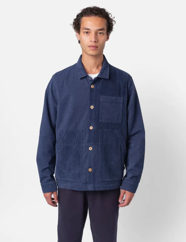 Folk Assembly Cord Mix Jacket - Soft Blue sold by Article London