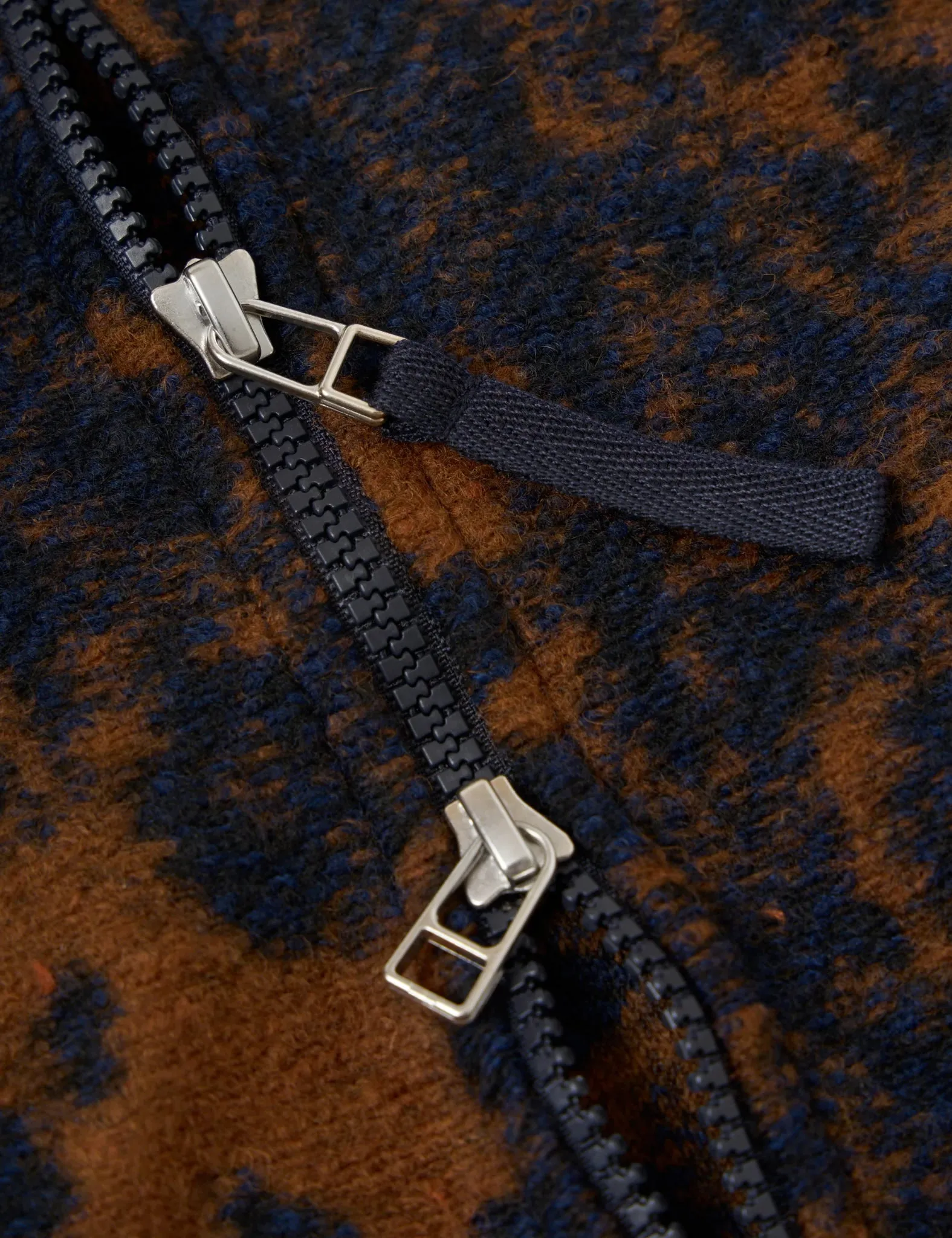 Universal Works Zip Waistcoat (Night Leopard) - Dark Navy/Brown sold by Article London product image thumbnail 4