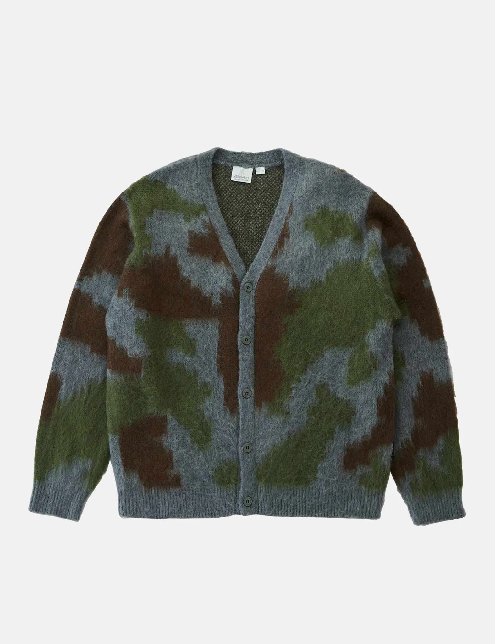 Gramicci Mohair Cardigan - Jungle Digi Camo sold by Article London product image thumbnail 2