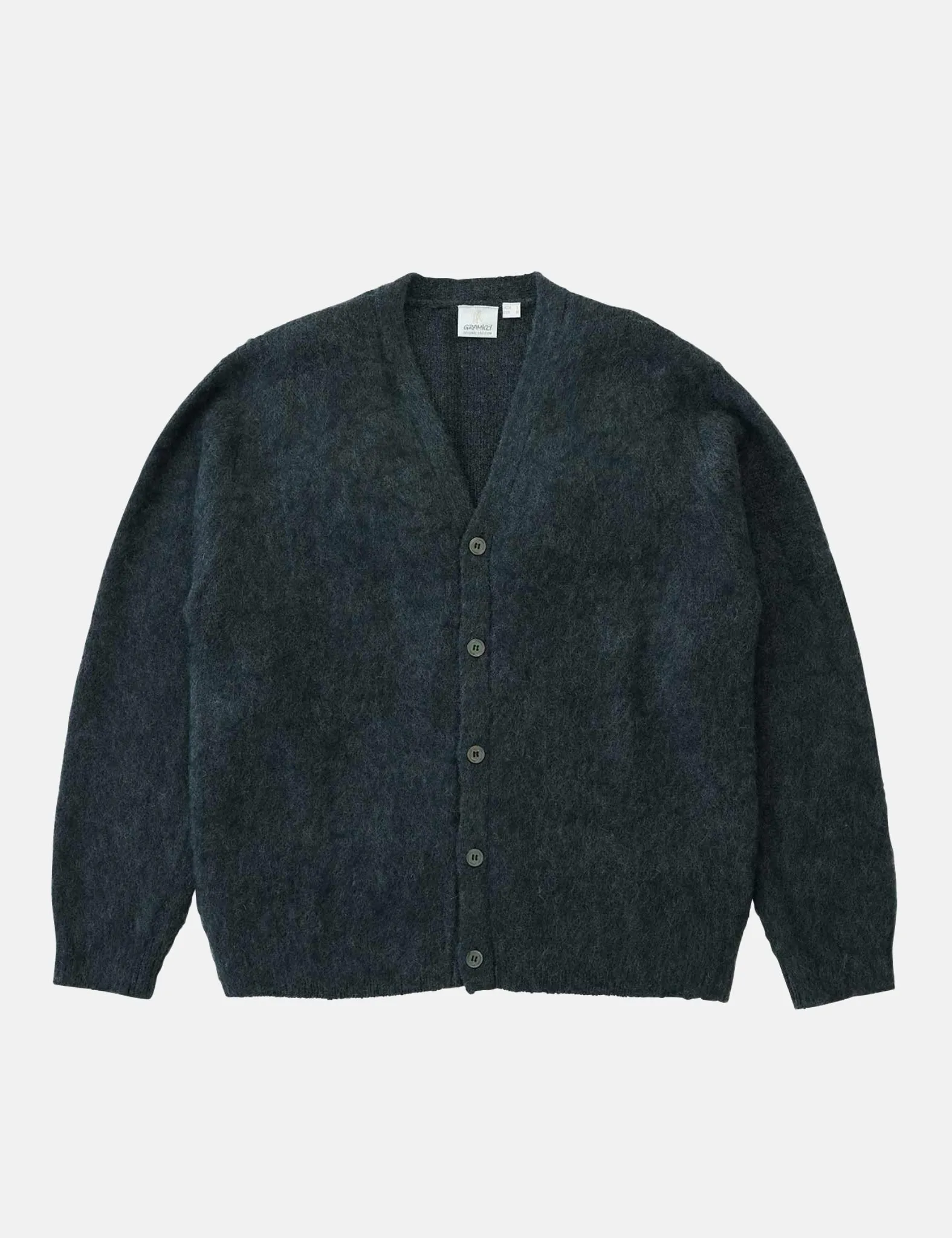 Gramicci Mohair Cardigan - Charcoal Grey sold by Article London