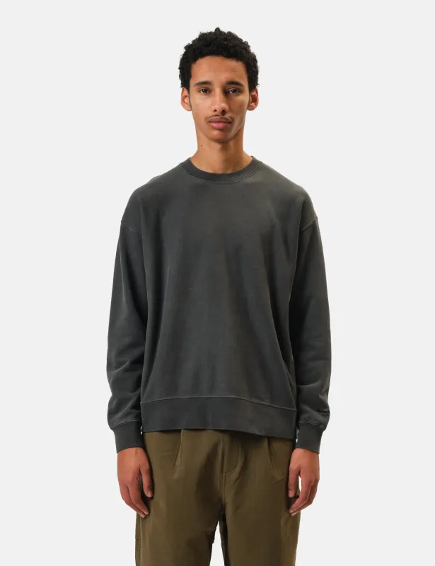 Snow Peak Garment Dyed Pullover - Charcoal Grey sold by Article London