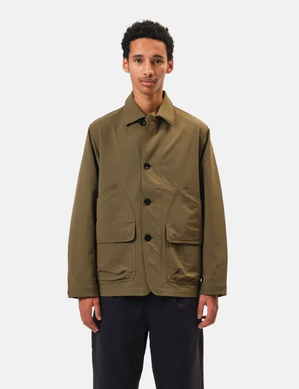 Snow Peak Easy Cloth Jacket - Olive Green sold by Article London
