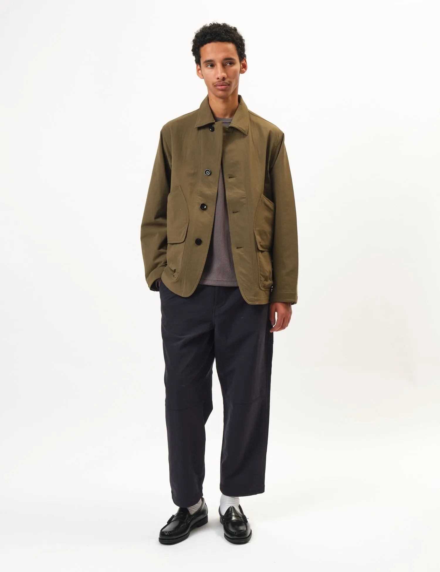 Snow Peak Easy Cloth Jacket - Olive Green sold by Article London product image thumbnail 3