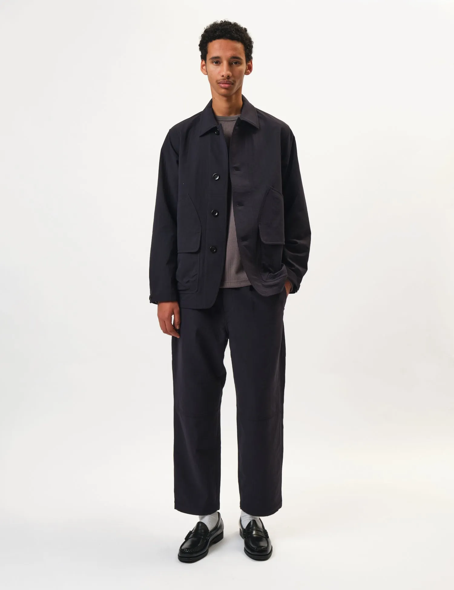 Snow Peak Easy Cloth Jacket - Dark Navy Blue sold by Article London product image thumbnail 3