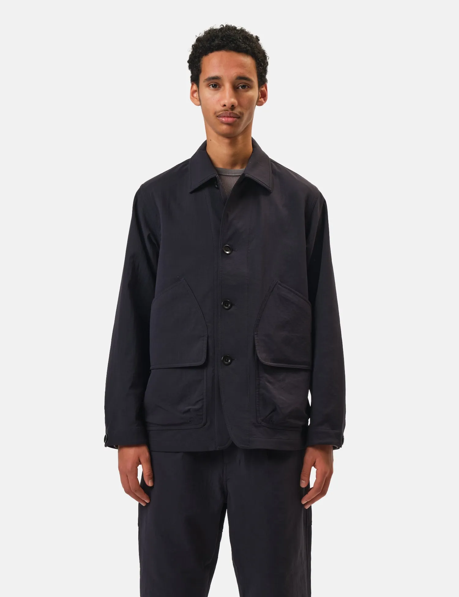 Snow Peak Easy Cloth Jacket - Dark Navy Blue sold by Article London