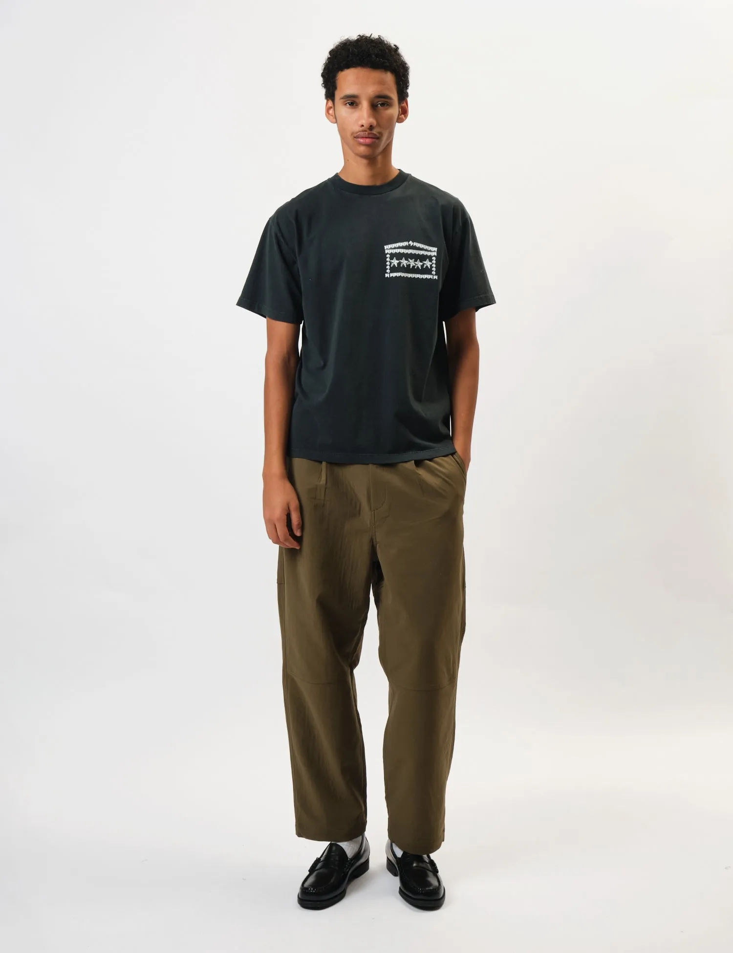 Aries Faded Studmeggedon T-Shirt - Black sold by Article London product image thumbnail 4