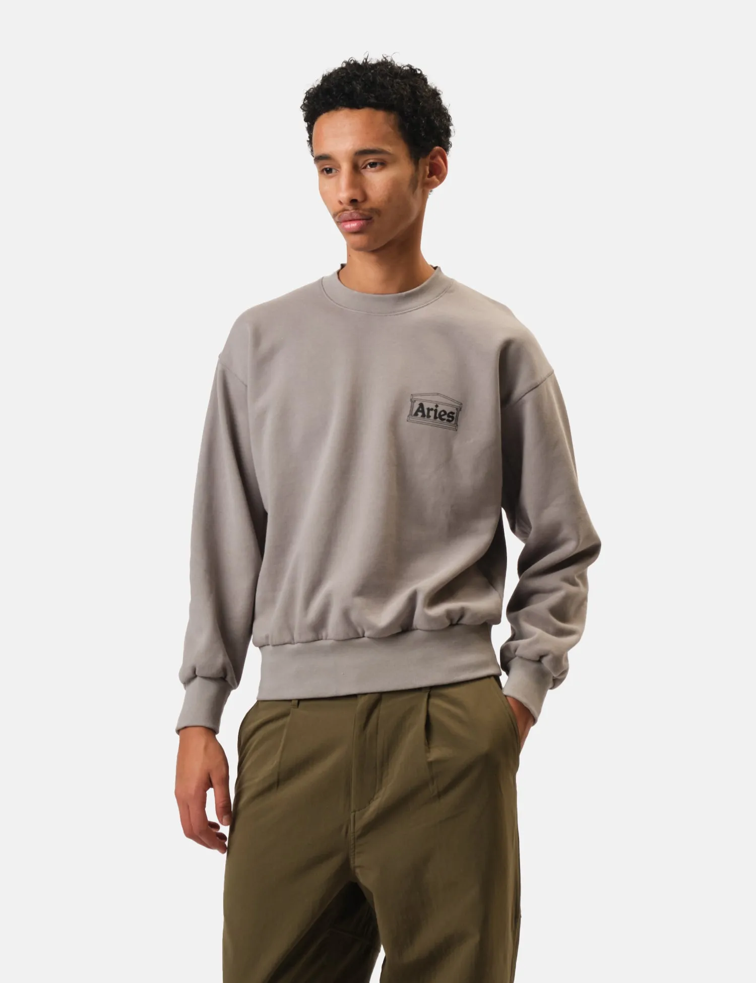 Aries Mini Temple Sweatshirt - Grey sold by Article London product image thumbnail 4