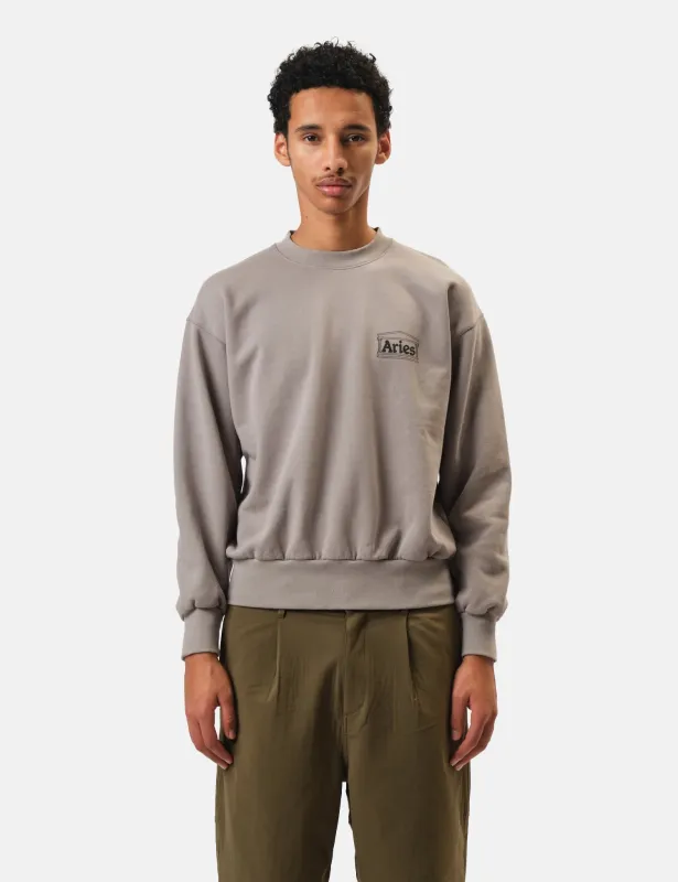 Aries Mini Temple Sweatshirt - Grey sold by Article London