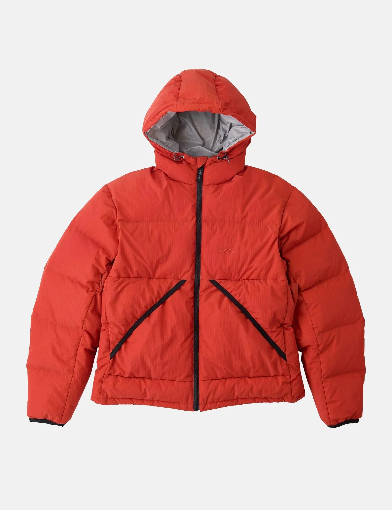 Gramicci Down Puffer Hooded Jacket - Burnt Red sold by Article London product image thumbnail 5