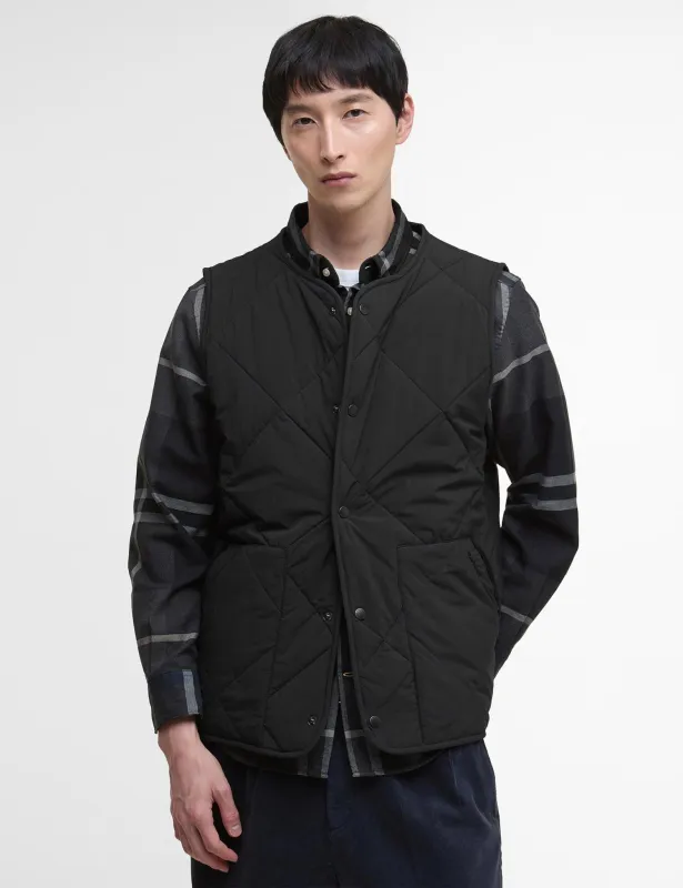 Barbour Modified Liddesdale Quilted Gilet - Black sold by Article London