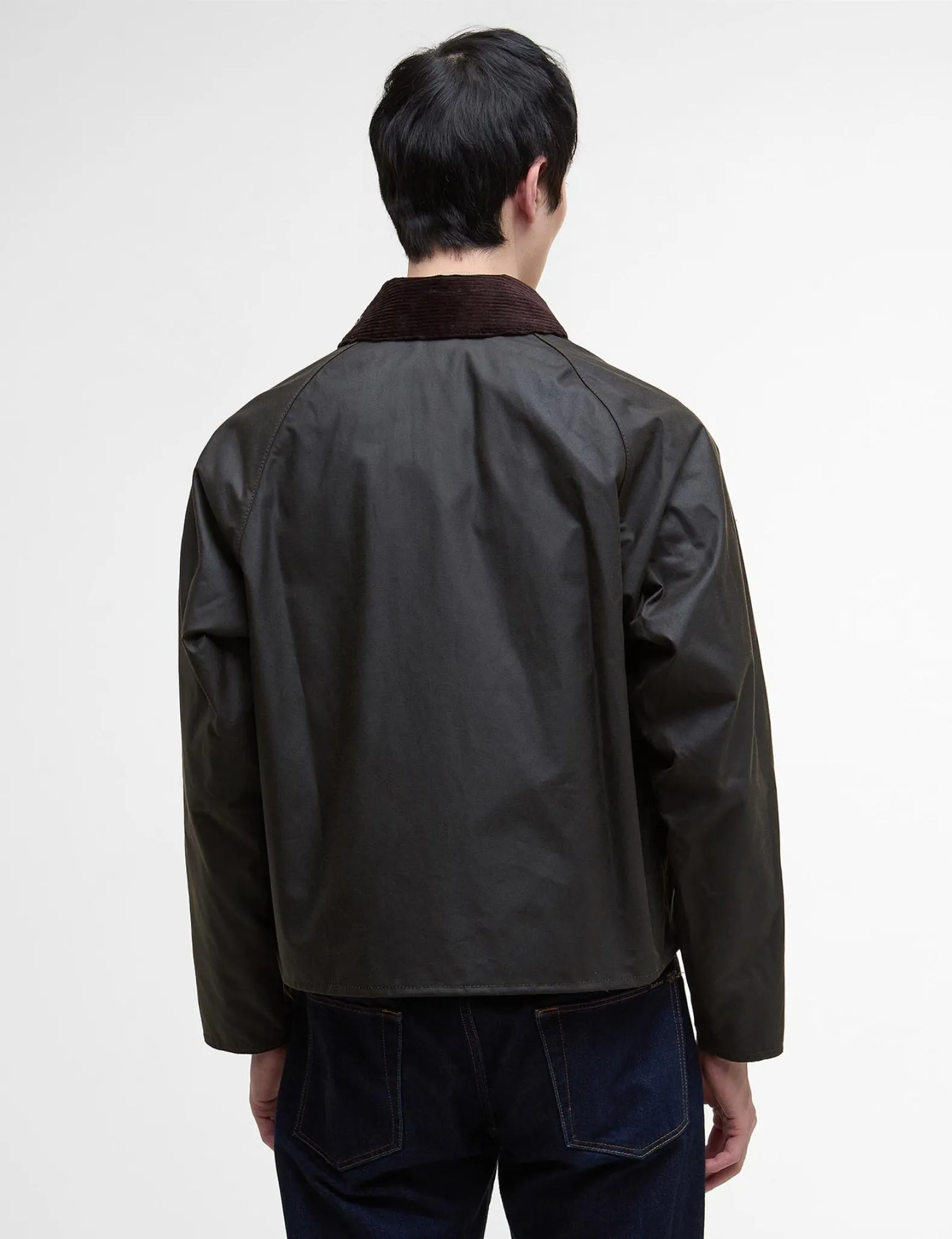 Barbour Spey Wax Jacket - Olive Green sold by Article London product image thumbnail 5