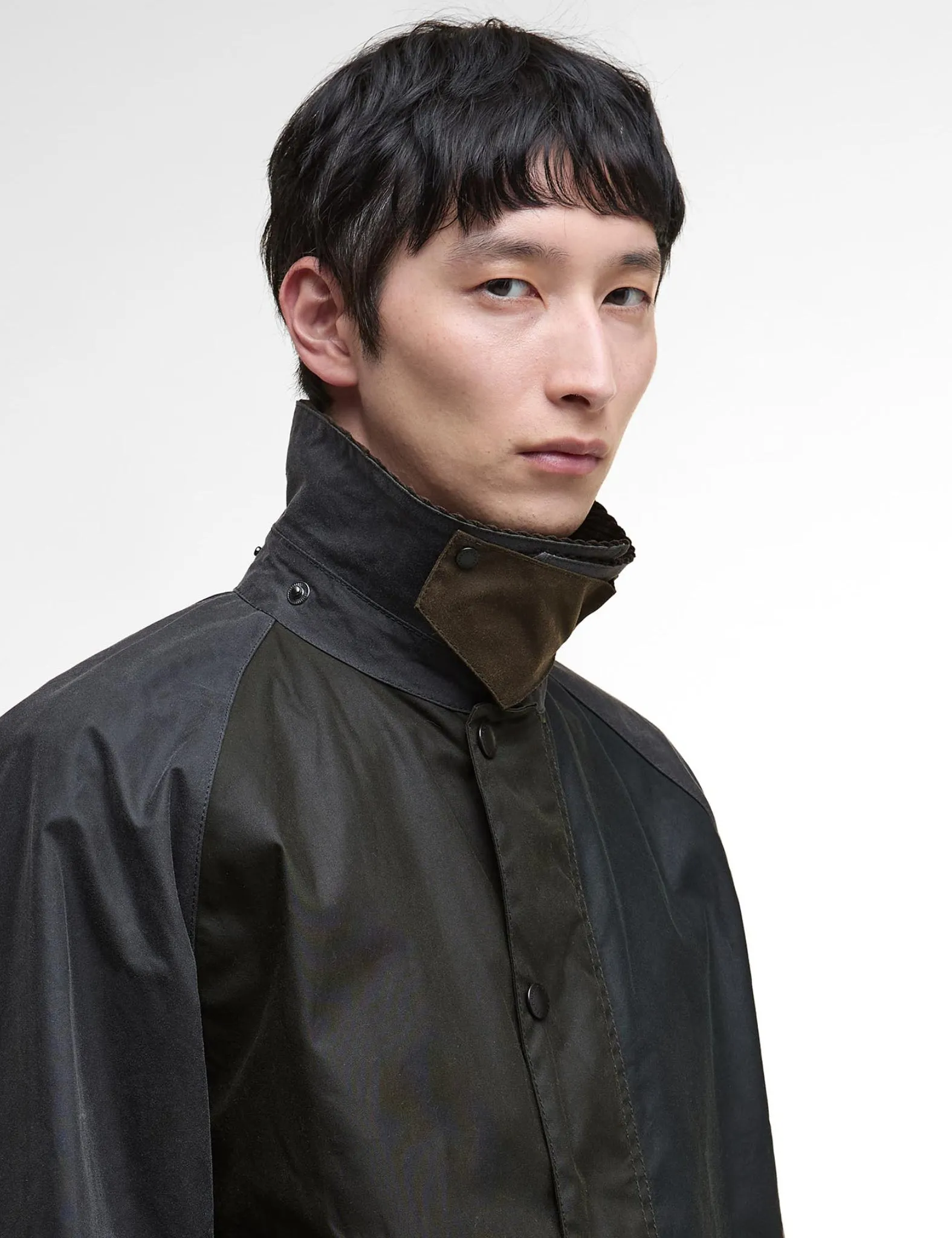 Barbour Patchwork Transport Wax Jacket - Sage Green sold by Article London product image thumbnail 3