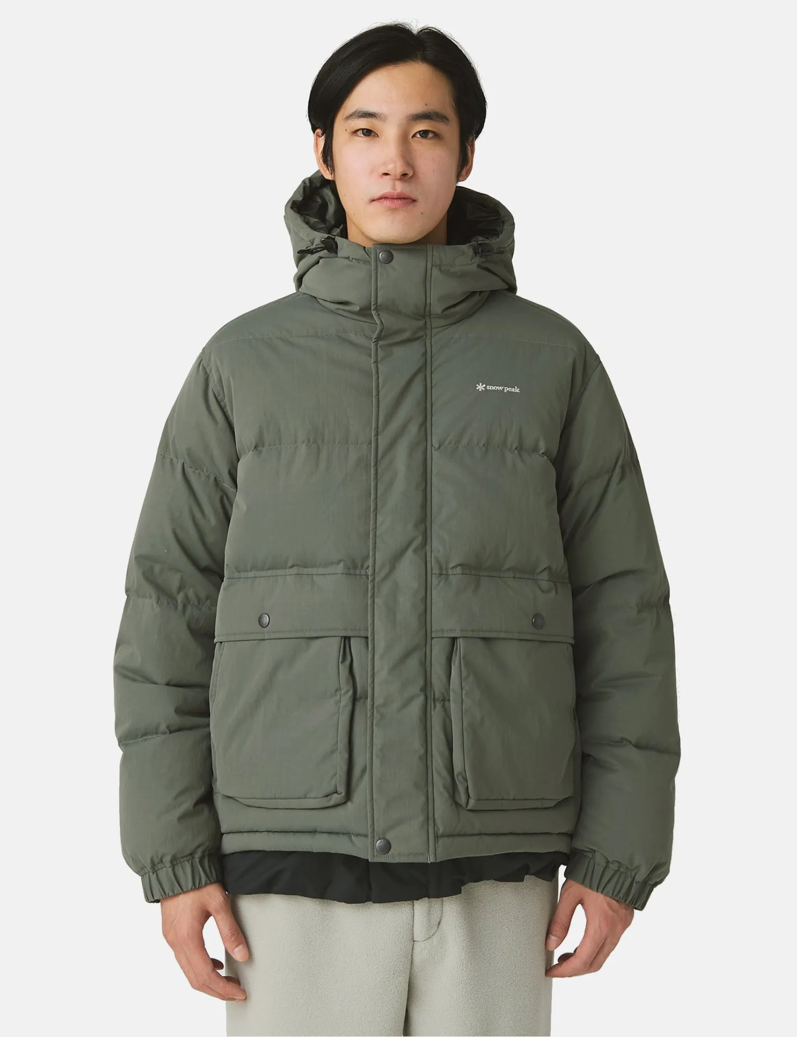 Snow Peak Everyday Down Jacket - Charcoal Grey sold by Article London