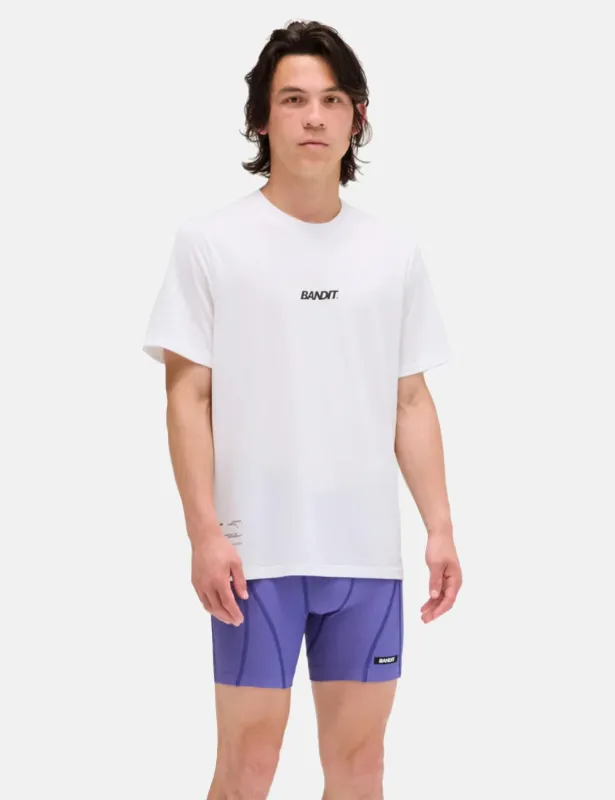 Bandit Men's Micromesh Run T-Shirt - White sold by Article London