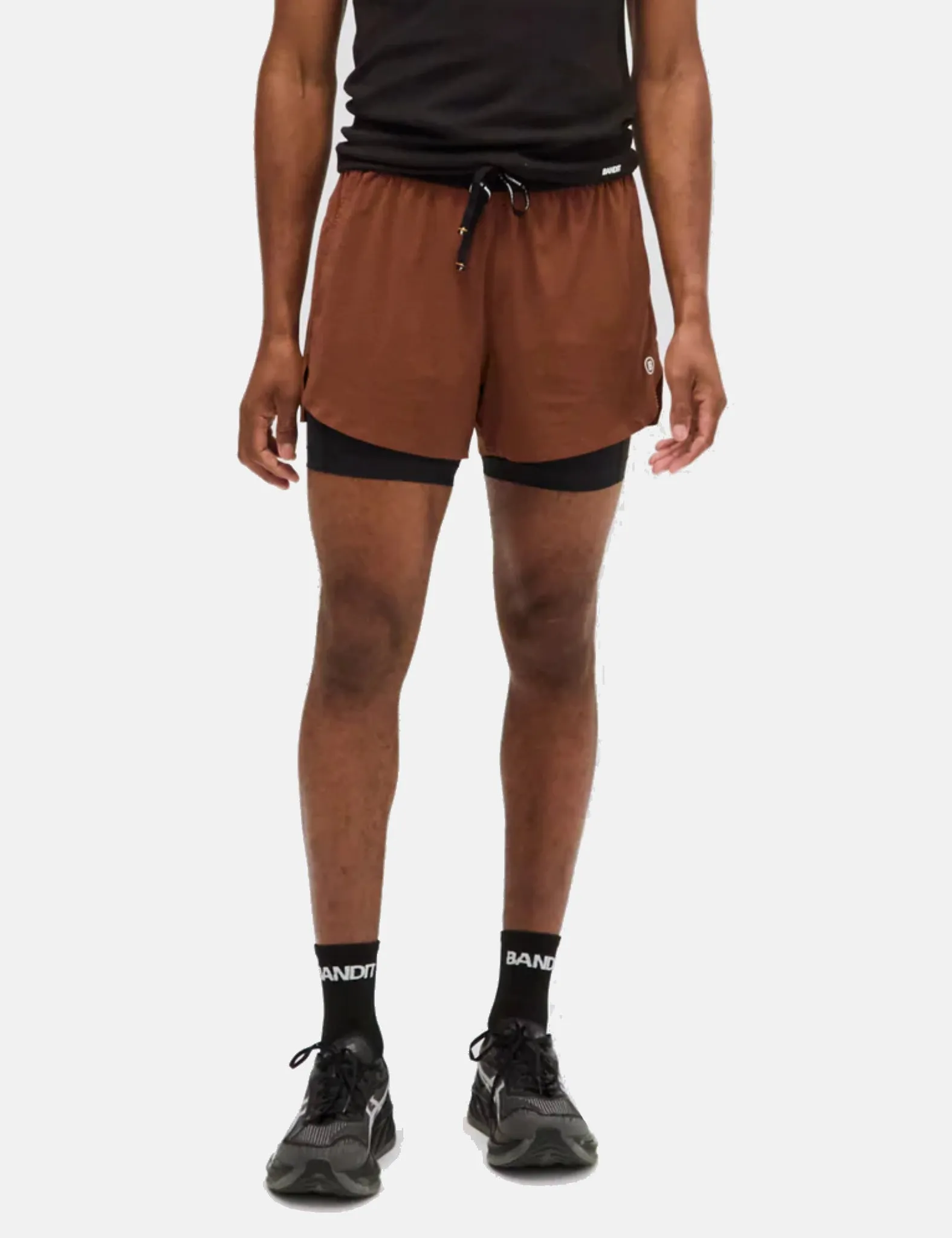 Bandit Vento 2-In-1 Run Short - Coffee Bean sold by Article London product image thumbnail 3