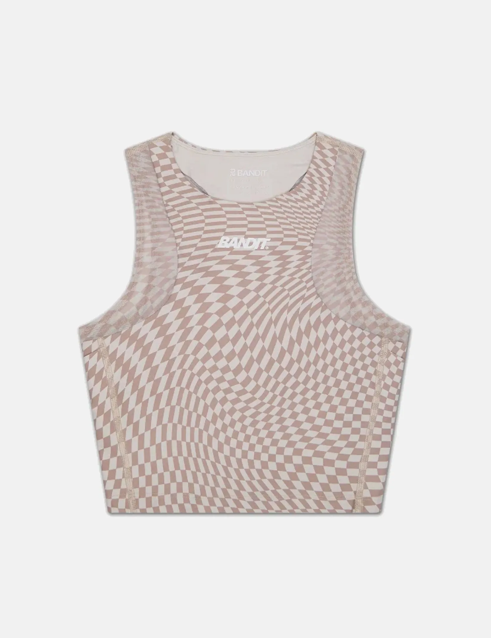 Bandit Women's Stamina Race Crop - Chalk w/ Cocoa sold by Article London