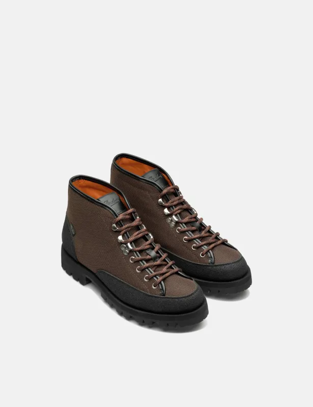 Paraboot Yosemite Boots (Water Repellent Canvas) - Ebony sold by Article London