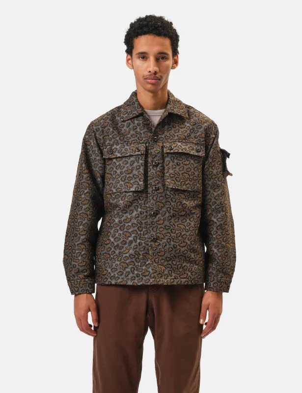 Beams Plus MIL Jacket (Camo Jacquard) - Brown sold by Article London