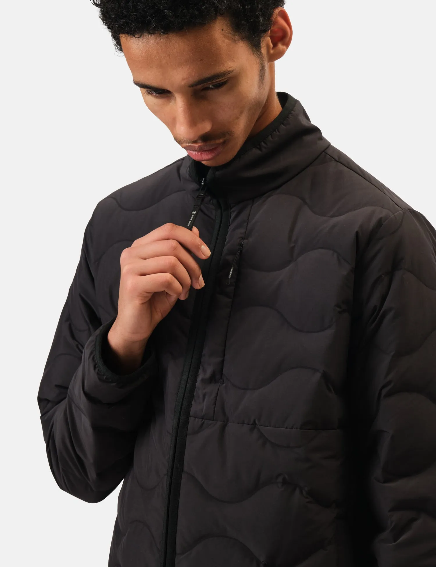 Snow Peak Seamless Quilted Down Jacket - Black sold by Article London product image thumbnail 2