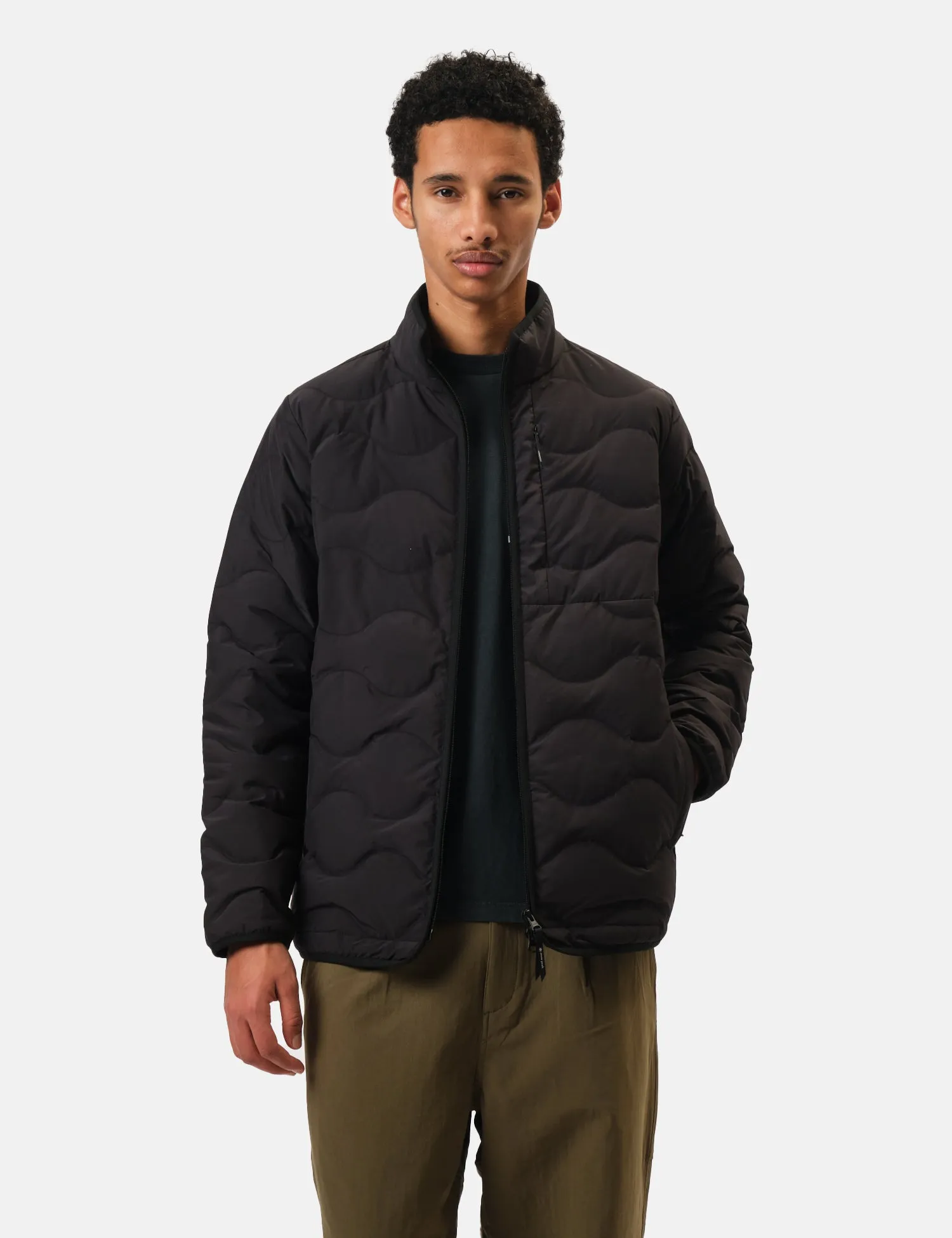 Snow Peak Seamless Quilted Down Jacket - Black sold by Article London product image thumbnail 4