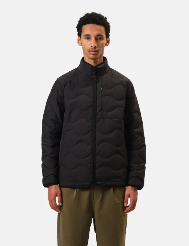 Snow Peak Seamless Quilted Down Jacket - Black sold by Article London