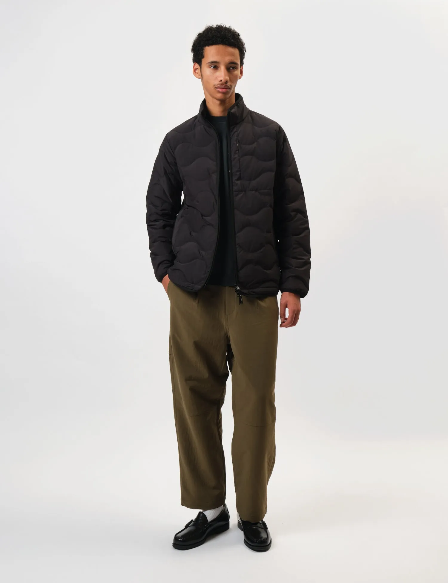 Snow Peak Seamless Quilted Down Jacket - Black sold by Article London product image thumbnail 3