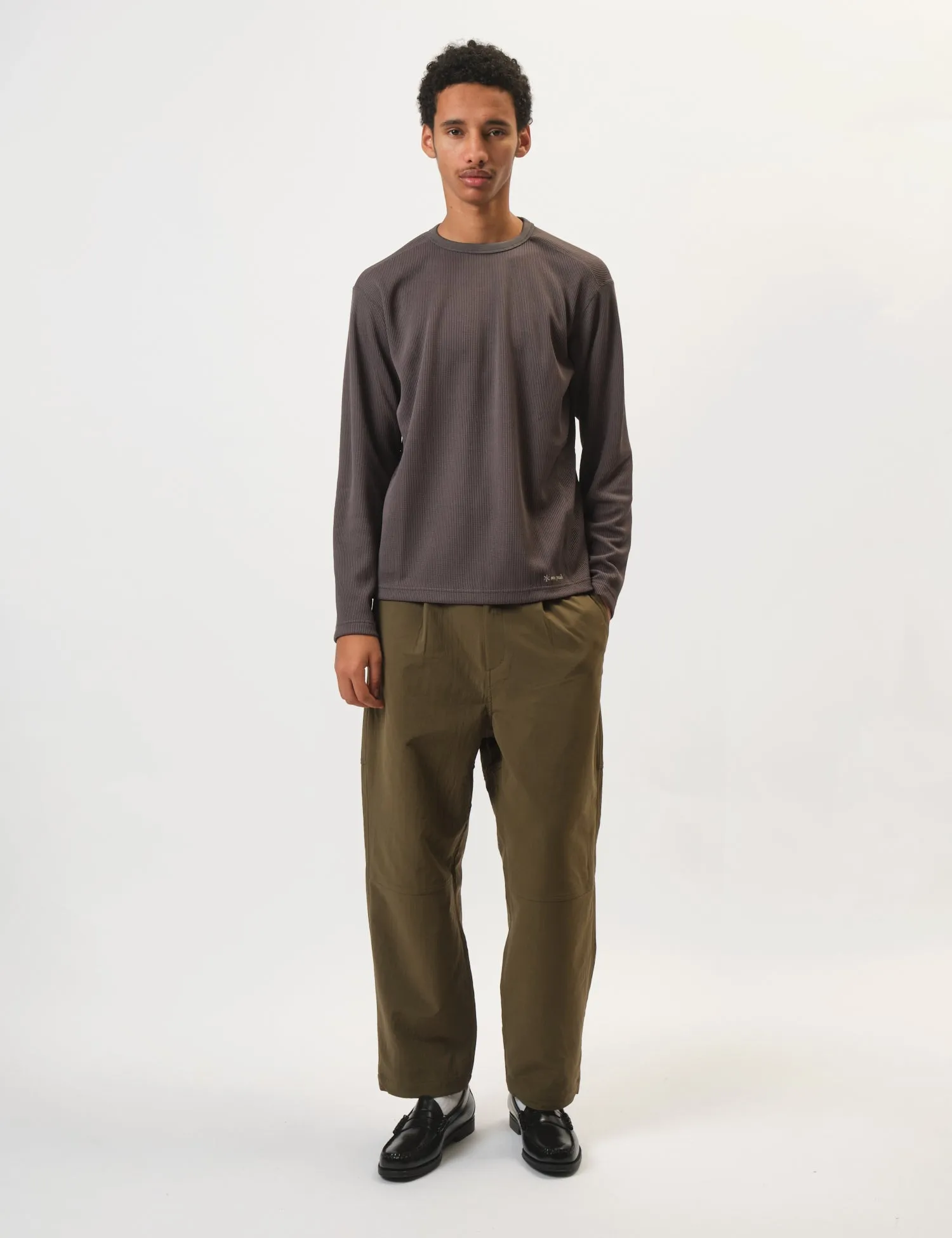 Snow Peak Dry Thermal Long Sleeve T-Shirt - Charcoal Grey sold by Article London product image thumbnail 3