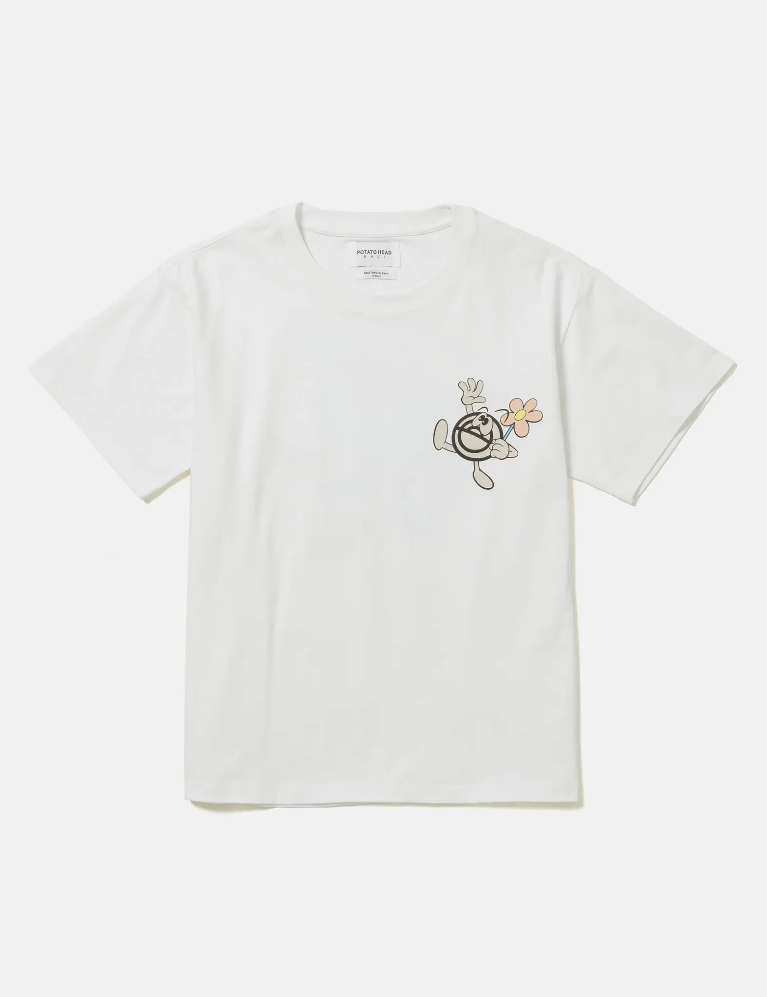 Potato Head Eco Friends-Bli Made T-Shirt - Off White sold by Article London