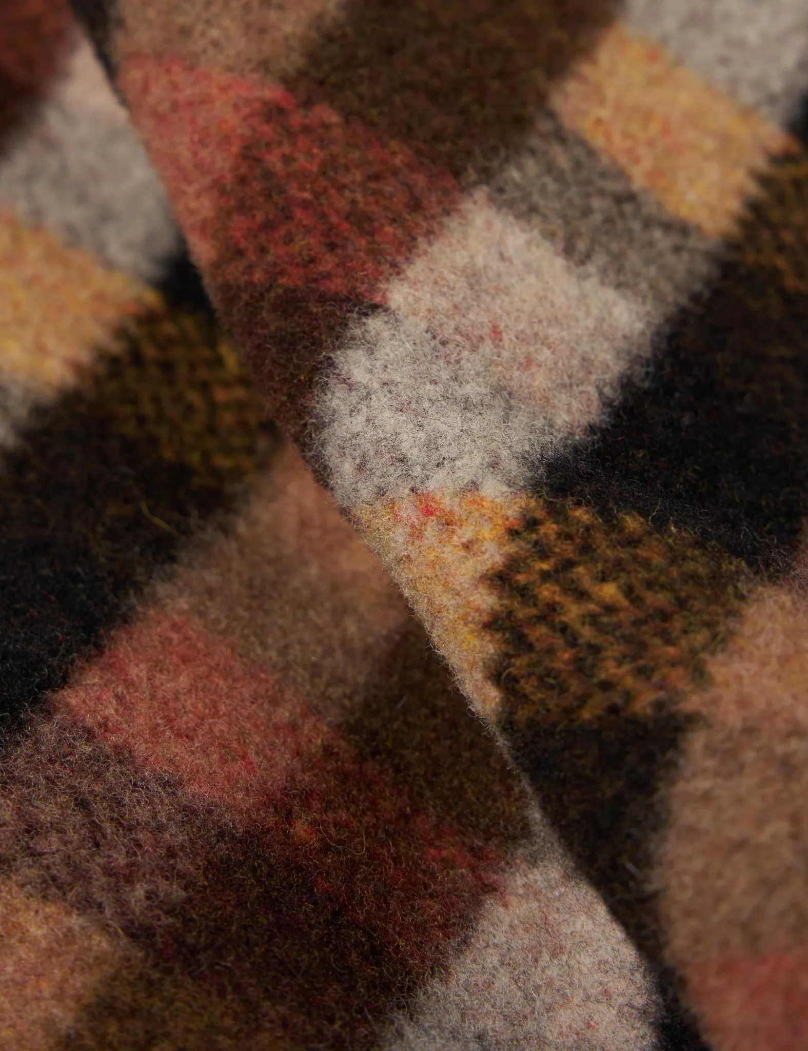 Universal Works Wayfarer Jacket (Merino Checkerboard) - Brown sold by Article London product image thumbnail 2