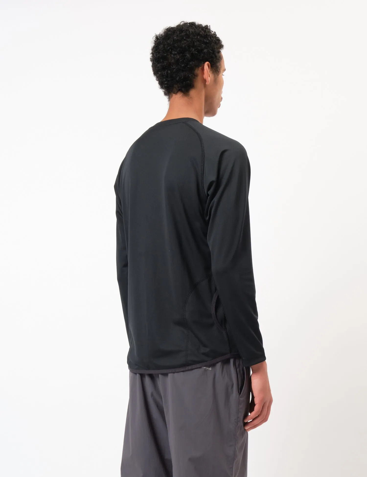and Wander 33 Dry Jersey Long Sleeve T-Shirt - Black sold by Article London product image thumbnail 4