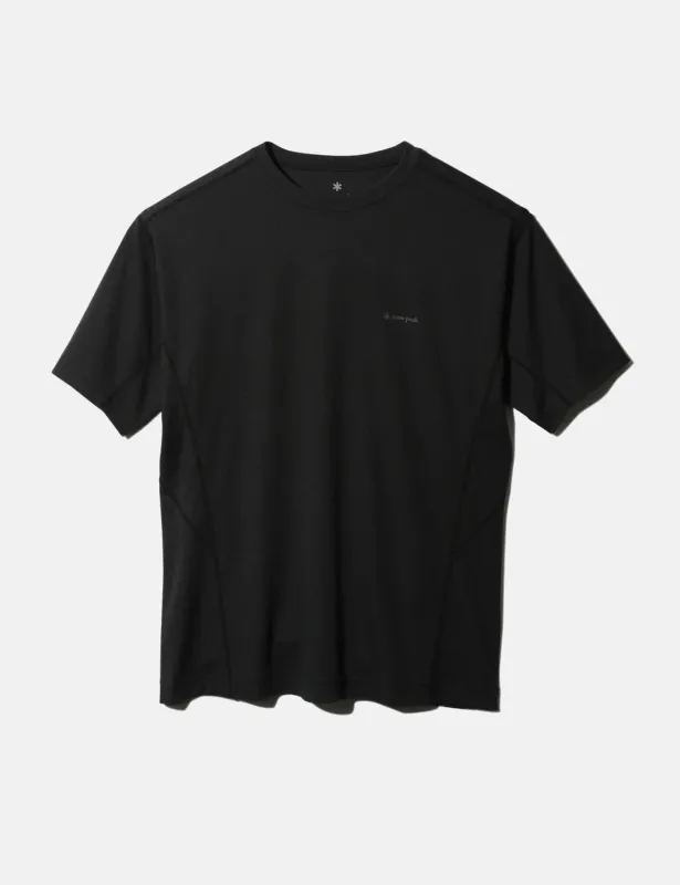 Snow Peak Pe Power Dry T-Shirt - Black sold by Article London
