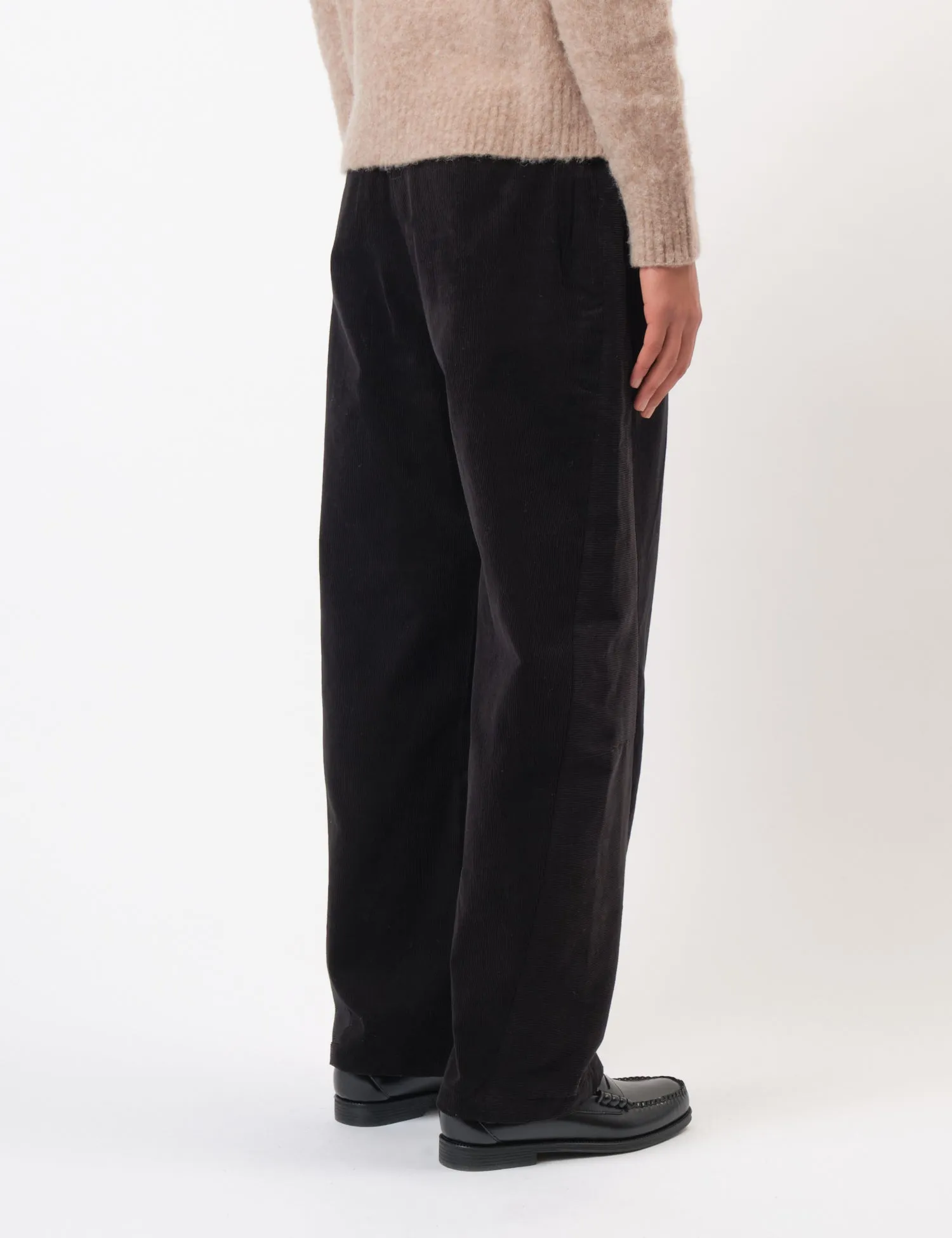Coor Corduroy Panelled Rounding Pants - Black sold by Article London product image thumbnail 4